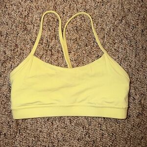 Lululemon Athletica Bright Yellow Sports Bra